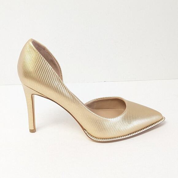BCBGeneration Harnoy Pumps, Platino Gold, Women's 8 - Picture 2 of 7